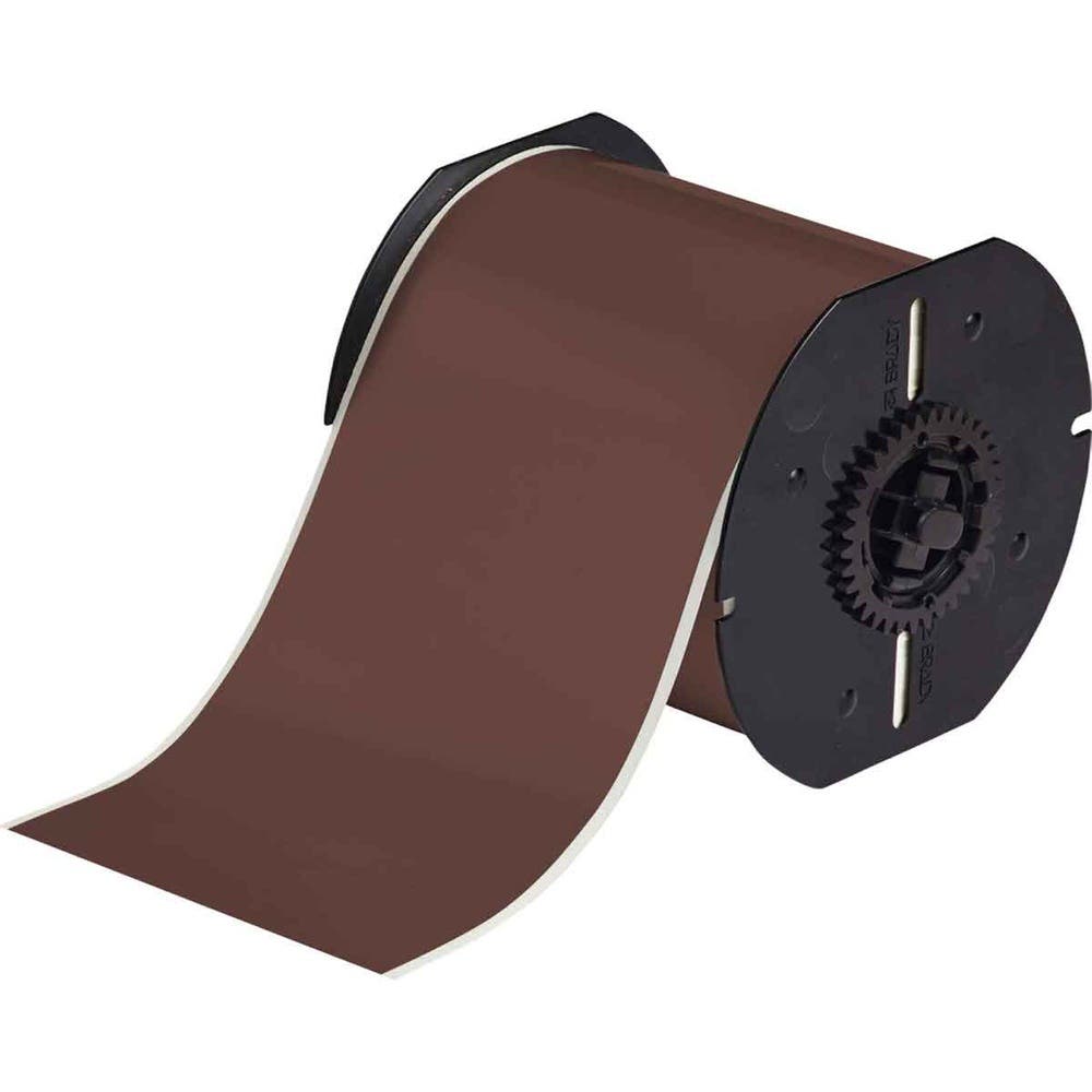 Tape Label Vinyl Indoor/Outdoor B-595 Brown 100mm X 30m B30 Series 465357 141995