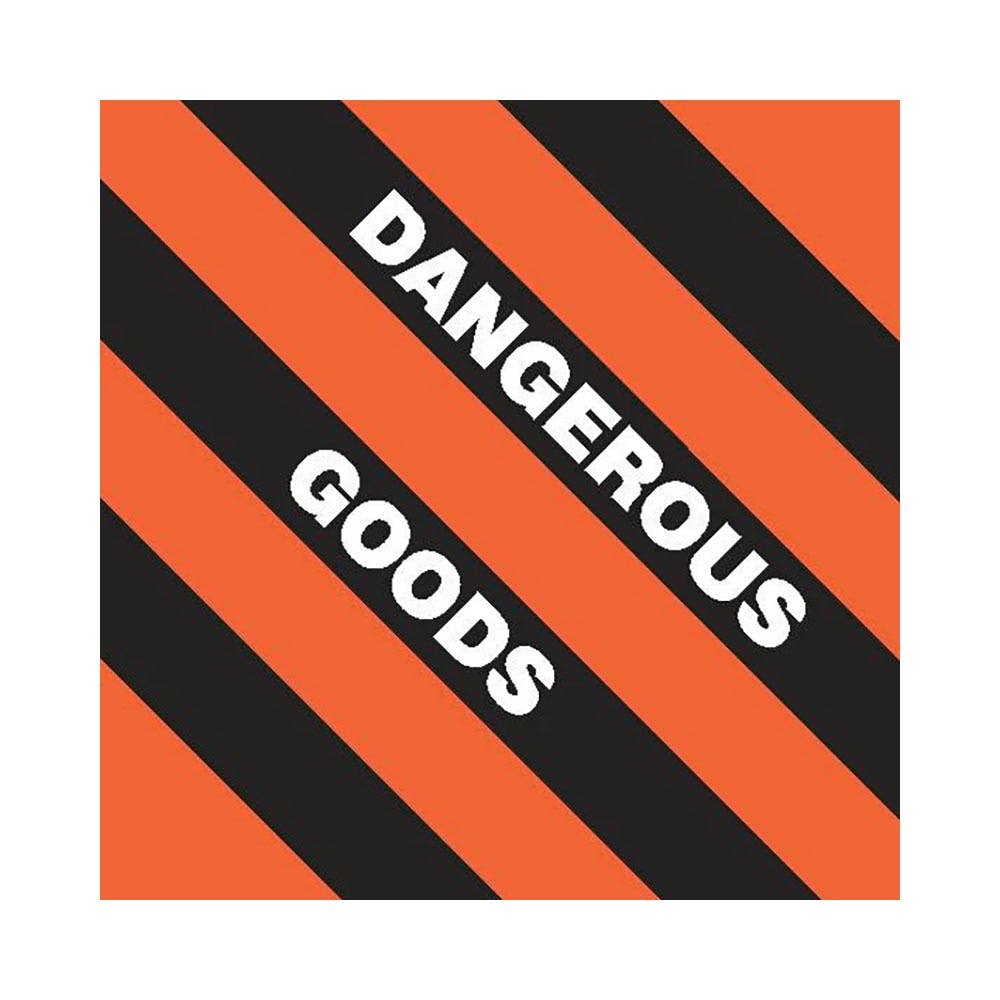 Sign Misc Dangerous Goods Black/White Diamond 270mmx270mm Metal_465623_DGDAG2727M