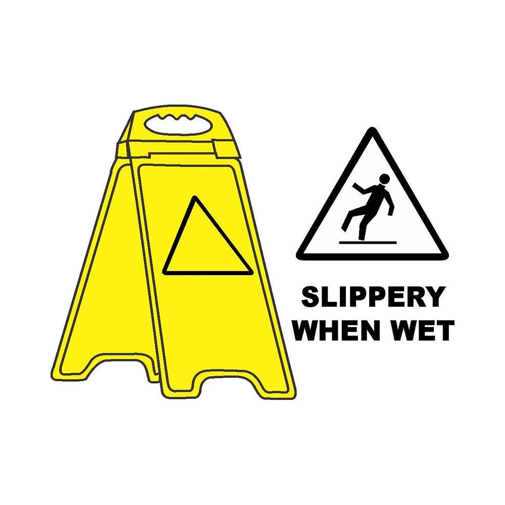 Sign - A Frame Yellow Slippery When Wet_468663_FSSWW