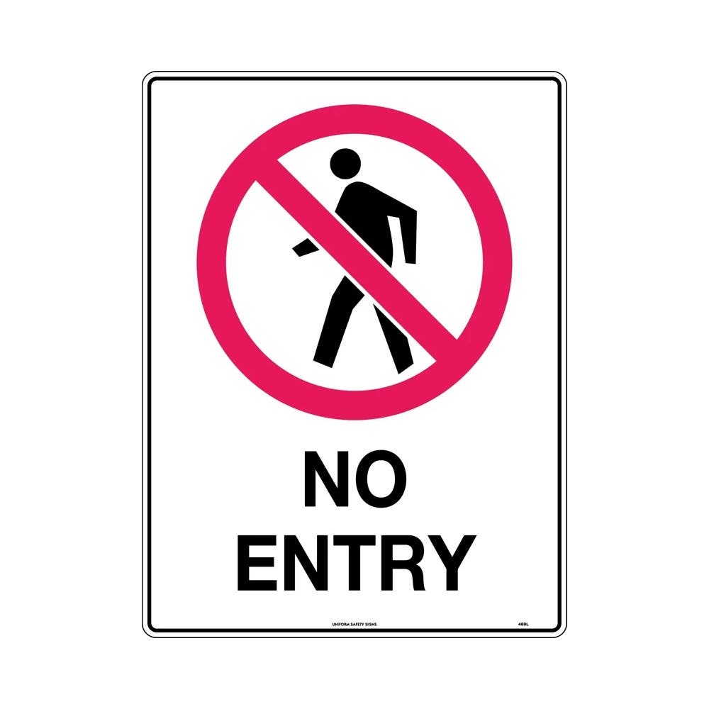 300X225 Poly No Entry Sign_308194_469MP