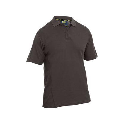 Polo S/S Cotton/Poly 160gsm Charcoal 6XL Bisley_40114318_BK1202_BCCG6XL