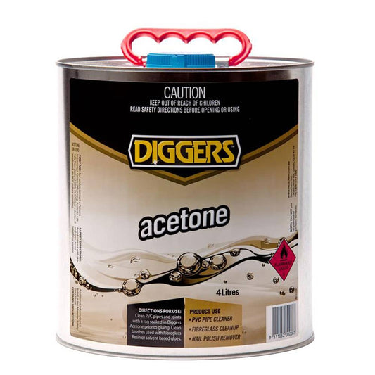 Acetone 4L Diggers 4727001 16255-4DIG
