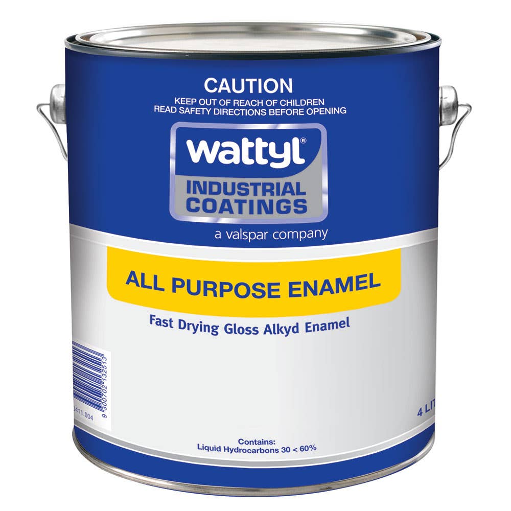 Paint All Purpose Enamel Golden Yellow 4L Wattyl 4739002 160437.004