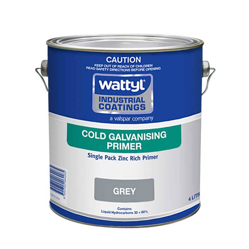 Paint Primer Cold Galvanising Grey 4L Wattyl 4739004 114618.004