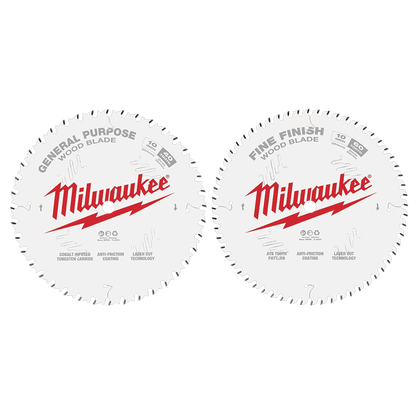 10'' 254mm 40T + 60T Two Pack Blades 47500124 48408036