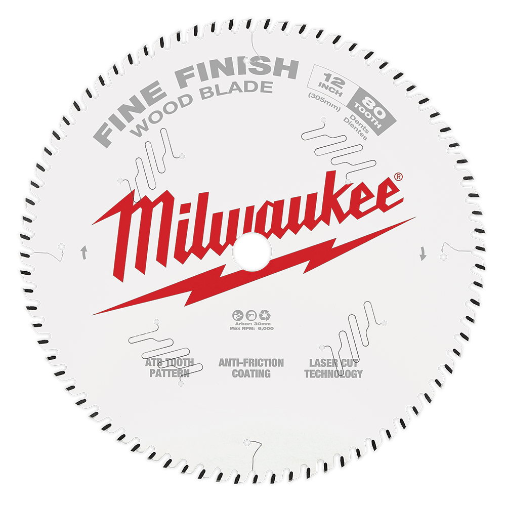 12'' 305mm 80T FINE FINISH Blade 47500162 48408224