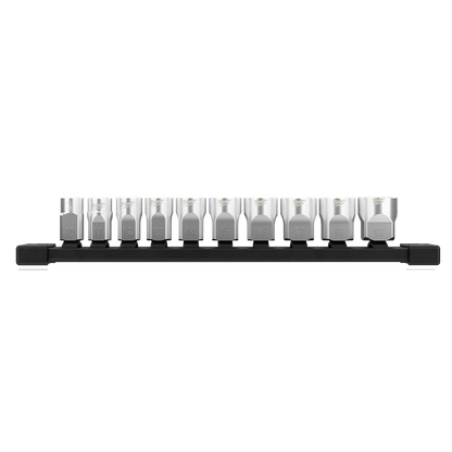 3/8'' Drive 10pc Metric Socket Set with Storage Rail 47500266 48229503