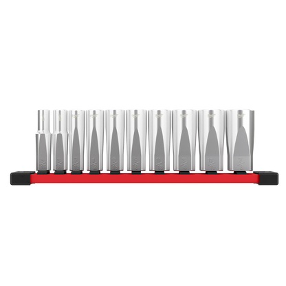 3/8'' Drive 10pc AF Deep Socket Set with Storage Rail 47500267 48229405
