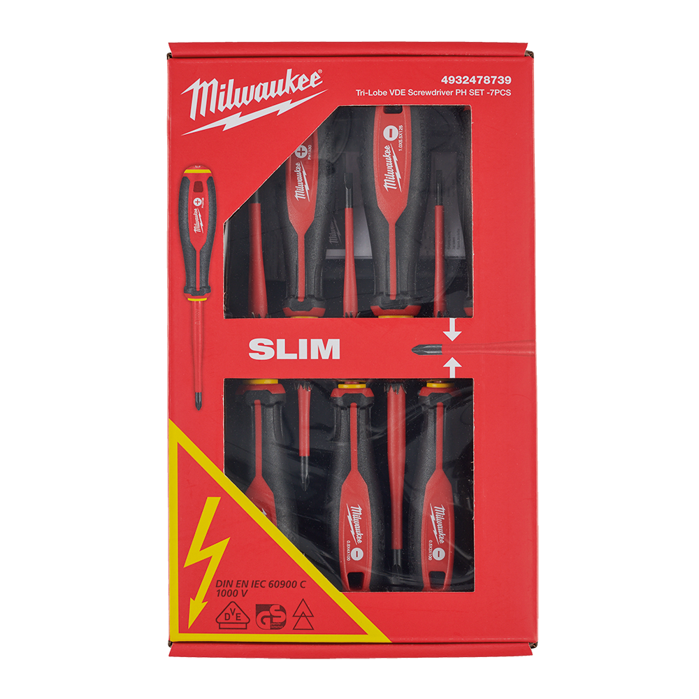 7 Piece VDE Screwdriver Set 47500426 4932478739