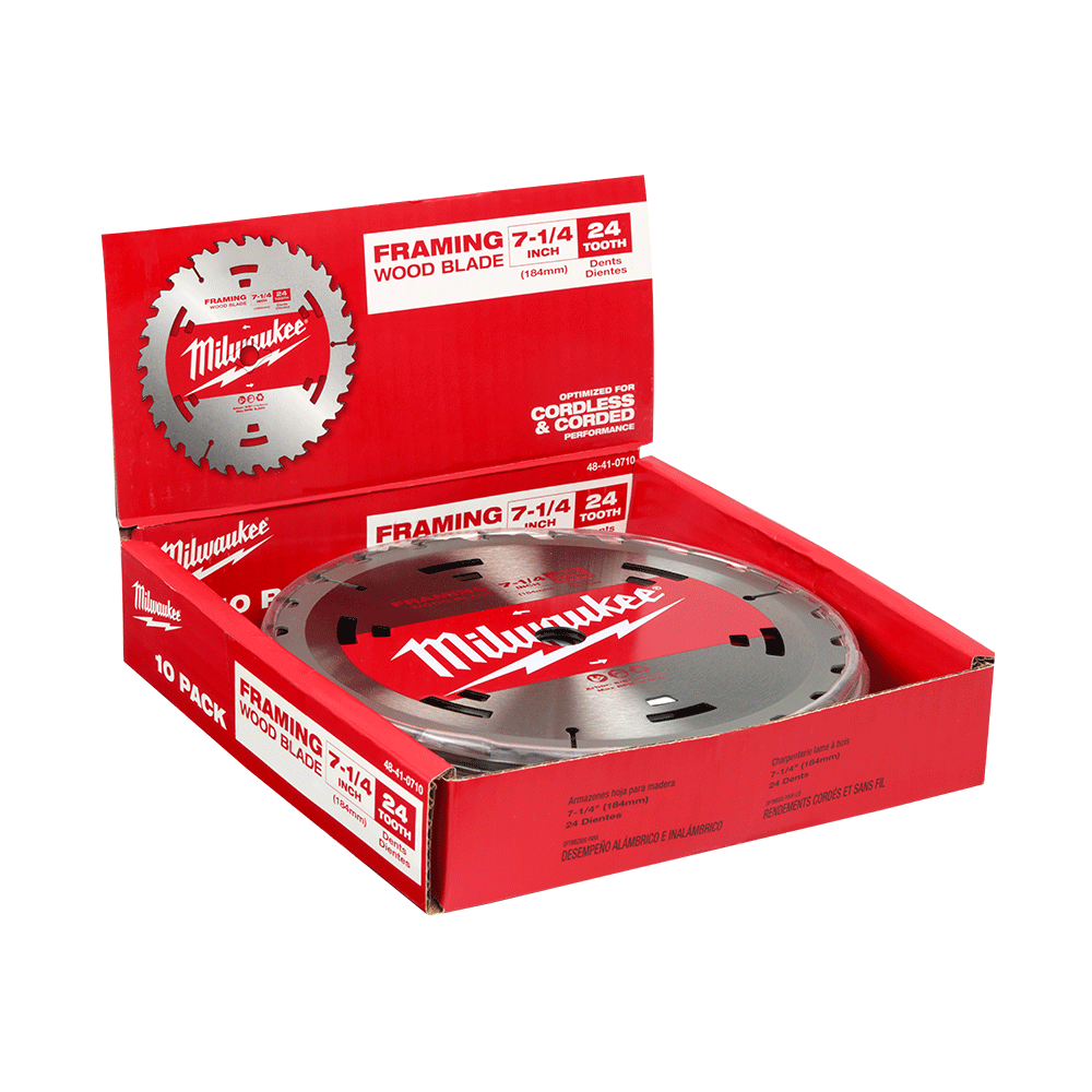 7-1/4'' 184mm 24T BASIC FRAMING Blade - Counter Box 10x1pc 47500434 48418710