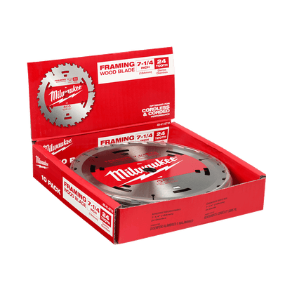 7-1/4'' 184mm 24T BASIC FRAMING Blade - Counter Box 10x1pc 47500434 48418710