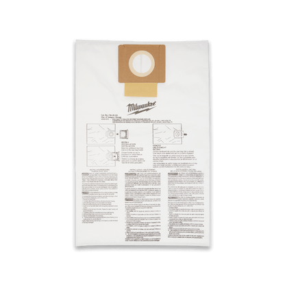 M18 FUEL 23L Wet/Dry Vac - Fleece Bags - 5Pk 47500751 49901979