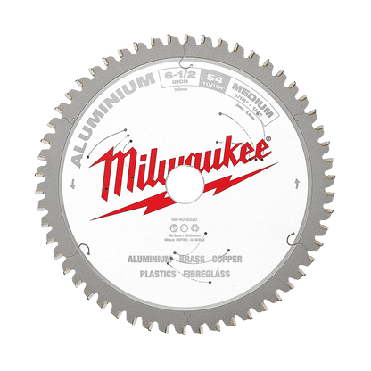 Metal saw blade 165mm (6-1/2'') 54T Aluminium Circ Saw Blade 47500775 48408320