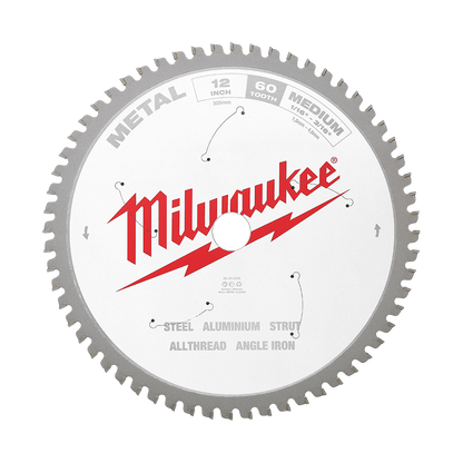 Metal saw blade 305mm (12'') 60T Medium Metal Circ Saw Blade 47500779 48408265