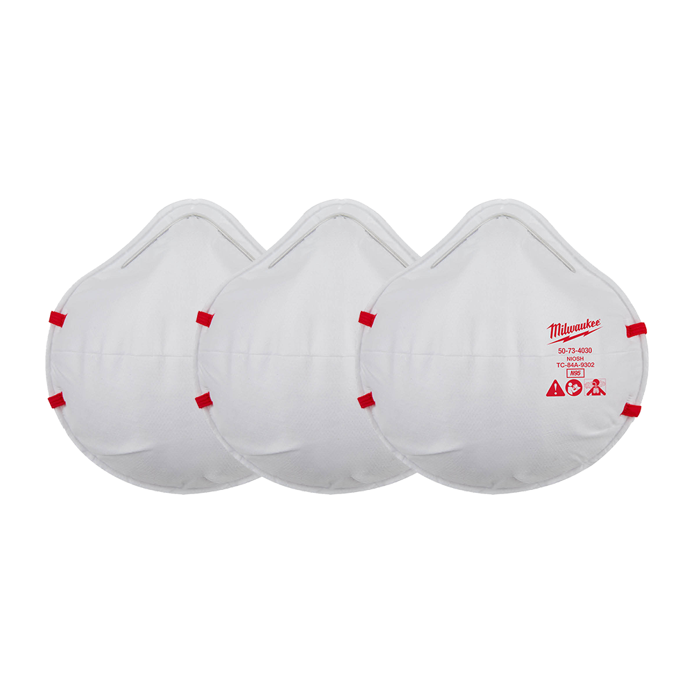 N95 Disposable Respirators 3pk 47500790 48734032