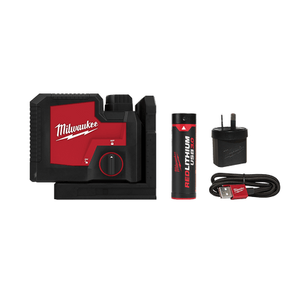 REDLITHIUM USB Rechargeable 3 Point Laser Kit (1x 3.0Ah Case) 47500845 L43PL-301C