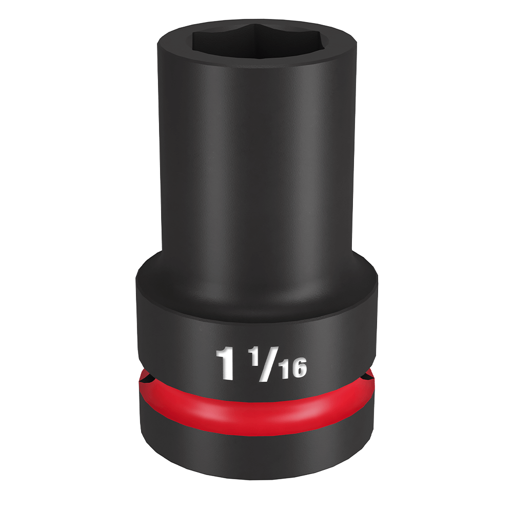 SHOCKWAVE 1'' Drive 1-1/16'' Standard 6 Point Impact Socket 47500921 49666505
