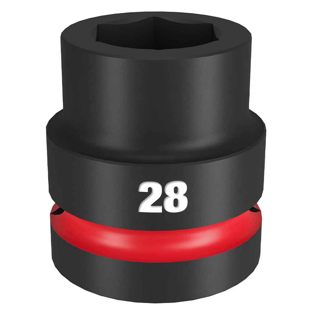 SHOCKWAVE 1'' Drive 28mm Standard 6 Point Impact Socket 47500938 49666593