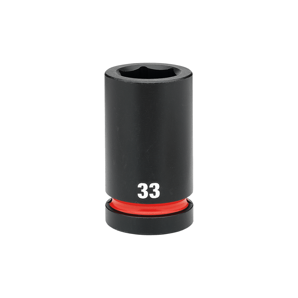 SHOCKWAVE 1'' Drive 33mm Deep 6 Point Impact Socket 47500944 49666627