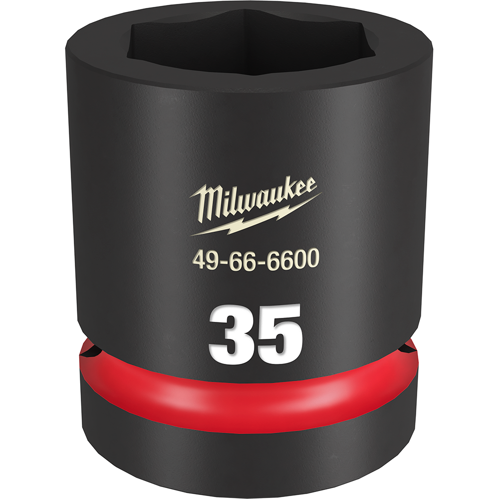 SHOCKWAVE 1'' Drive 35mm Standard 6 Point Impact Socket 47500948 49666600