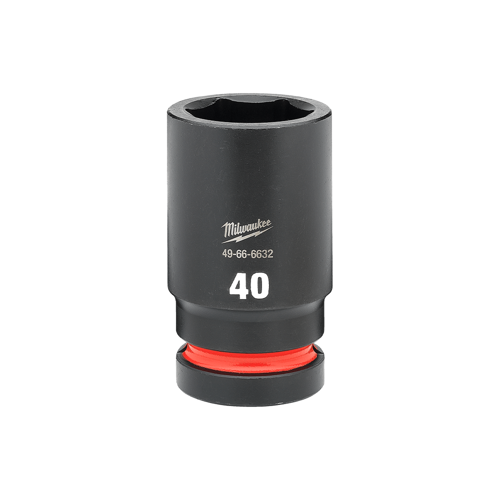 SHOCKWAVE 1'' Drive 40mm Deep 6 Point Impact Socket 47500951 49666632