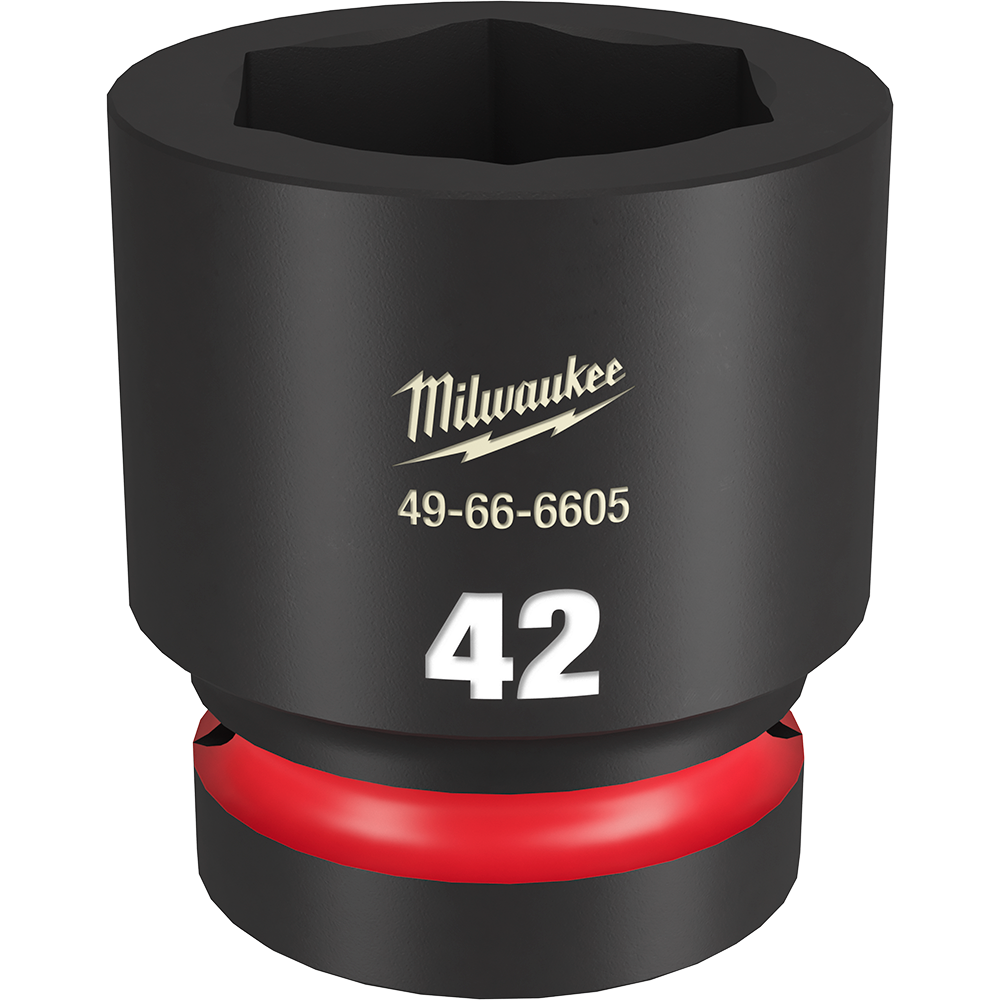 SHOCKWAVE 1'' Drive 42mm Standard 6 Point Impact Socket 47500954 49666605