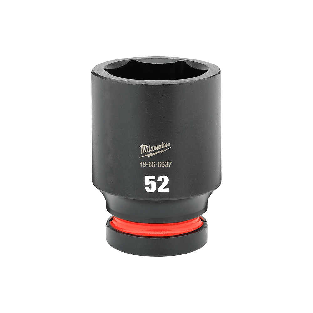SHOCKWAVE 1'' Drive 52mm Deep 6 Point Impact Socket 47500957 49666637