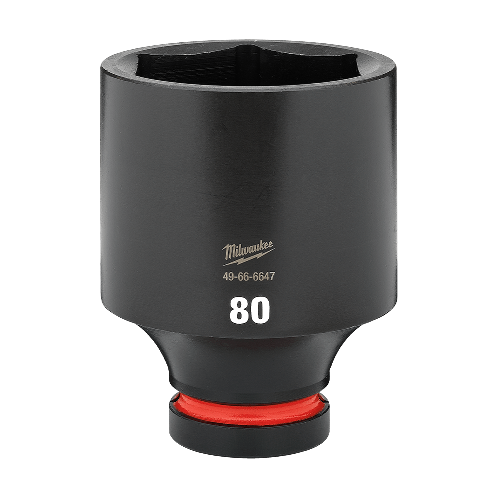 SHOCKWAVE 1'' Drive 80mm Deep 6 Point Impact Socket 47500969 49666647