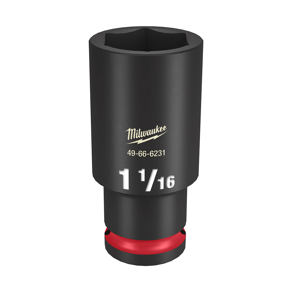 SHOCKWAVE 1/2'' Drive 1-1/16'' Deep 6 Point Impact Socket 47500979 49666231