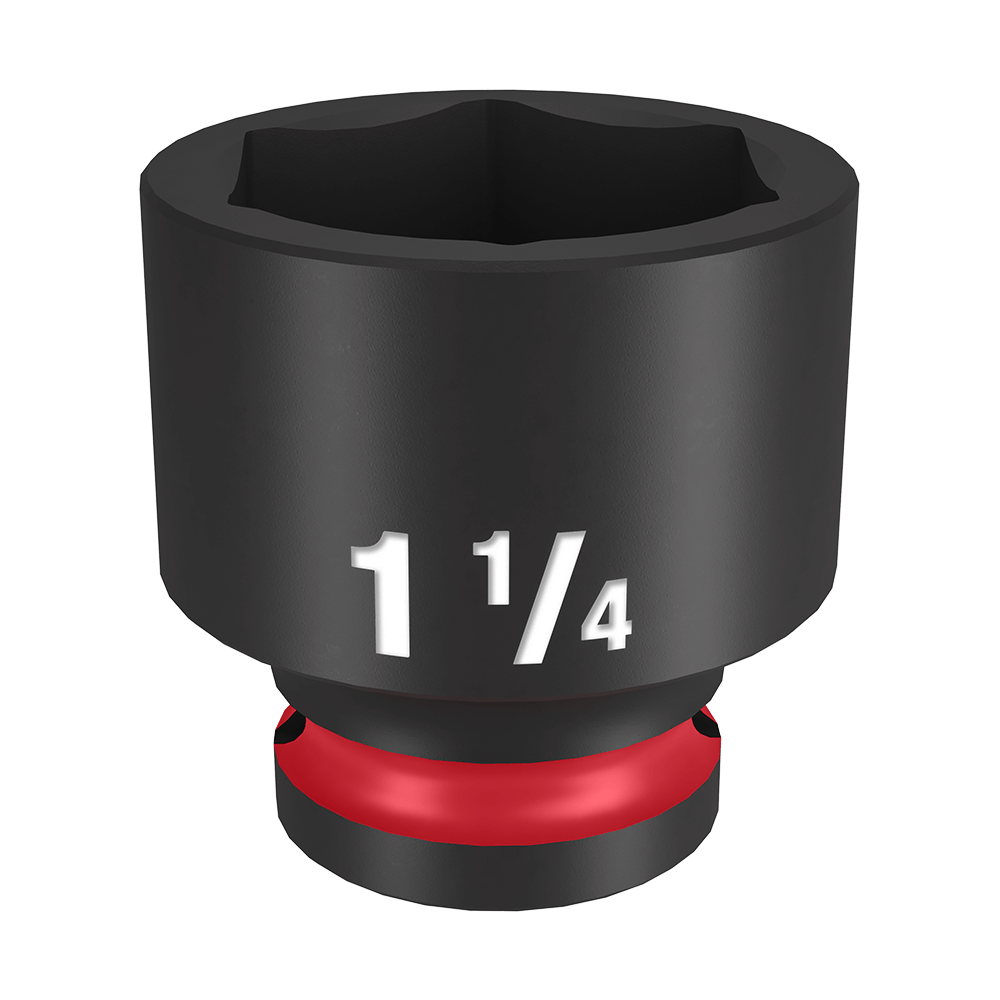 SHOCKWAVE 1/2'' Drive 1-1/4'' Standard 6 Point Impact Socket 47500981 49666214