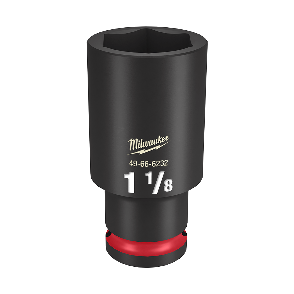 SHOCKWAVE 1/2'' Drive 1-1/8'' Deep 6 Point Impact Socket 47500982 49666232