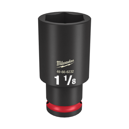 SHOCKWAVE 1/2'' Drive 1-1/8'' Deep 6 Point Impact Socket 47500982 49666232