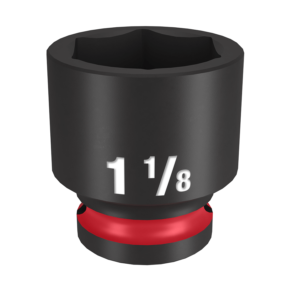 SHOCKWAVE 1/2'' Drive 1-1/8'' Standard 6 Point Impact Socket 47500983 49666212