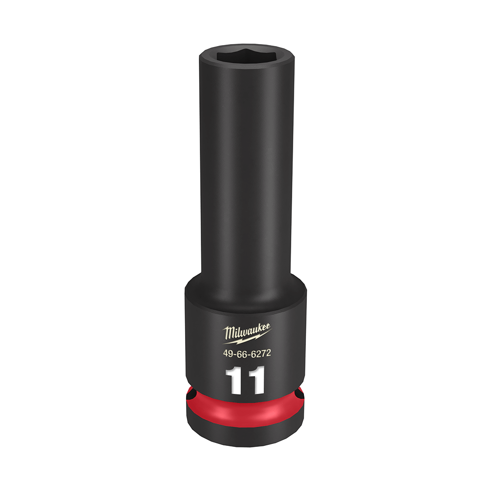 SHOCKWAVE 1/2'' Drive 11mm Deep 6 Point Impact Socket 47500984 49666272