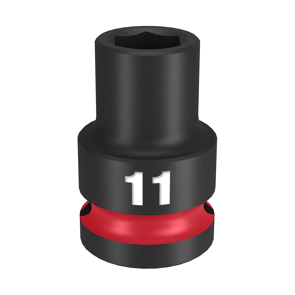 SHOCKWAVE 1/2'' Drive 11mm Standard 6 Point Impact Socket 47500985 49666243