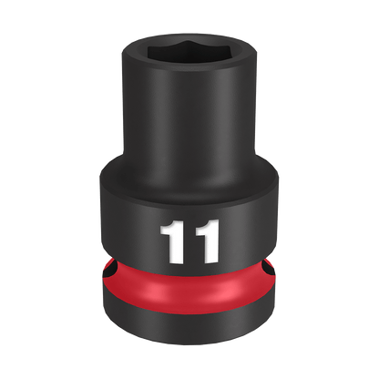 SHOCKWAVE 1/2'' Drive 11mm Standard 6 Point Impact Socket 47500985 49666243
