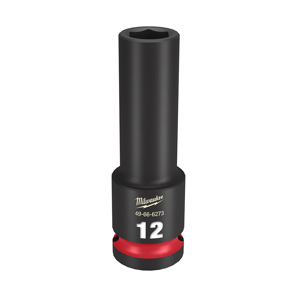 SHOCKWAVE 1/2'' Drive 12mm Deep 6 Point Impact Socket 47500986 49666273
