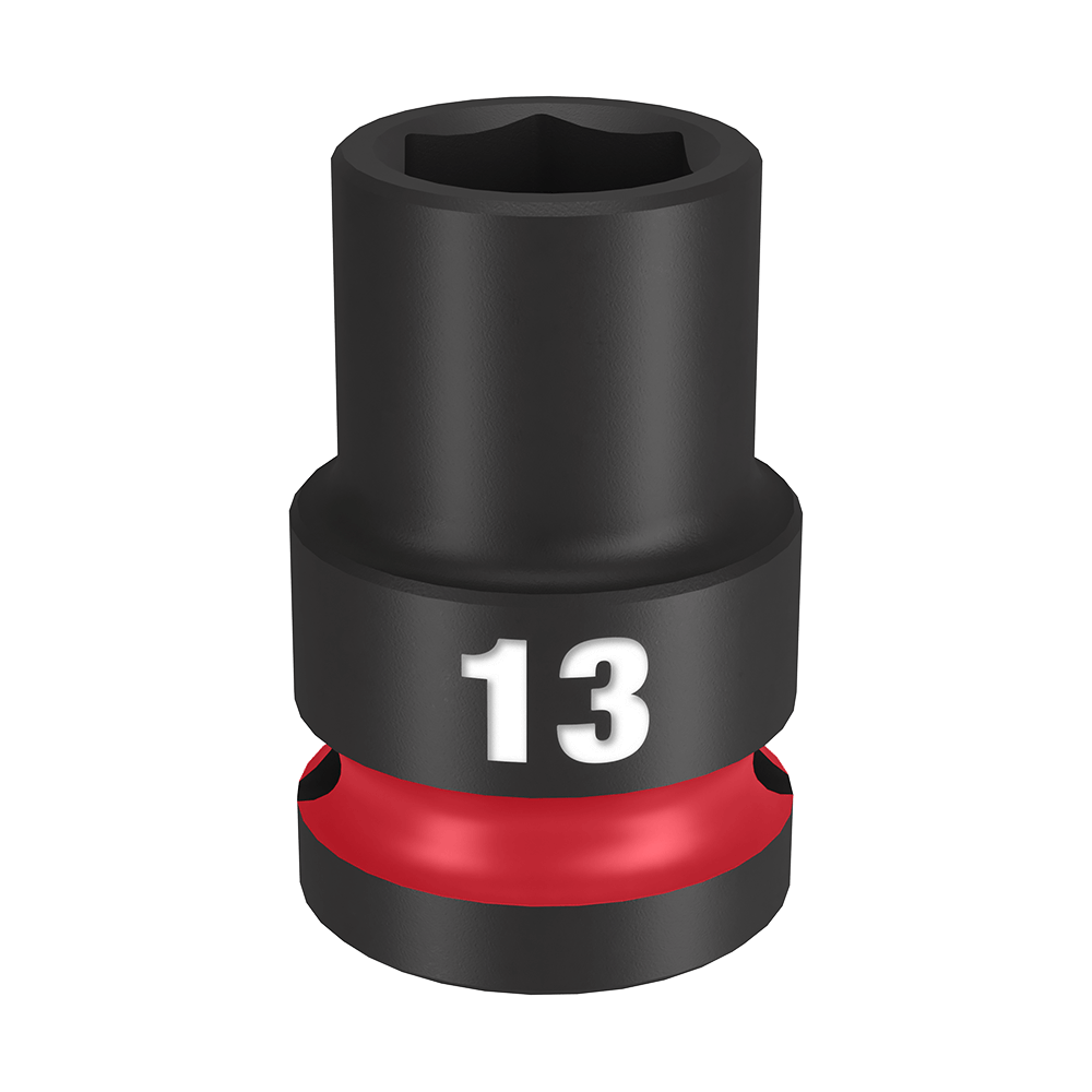 SHOCKWAVE 1/2'' Drive 13mm Standard 6 Point Impact Socket 47500994 49666245