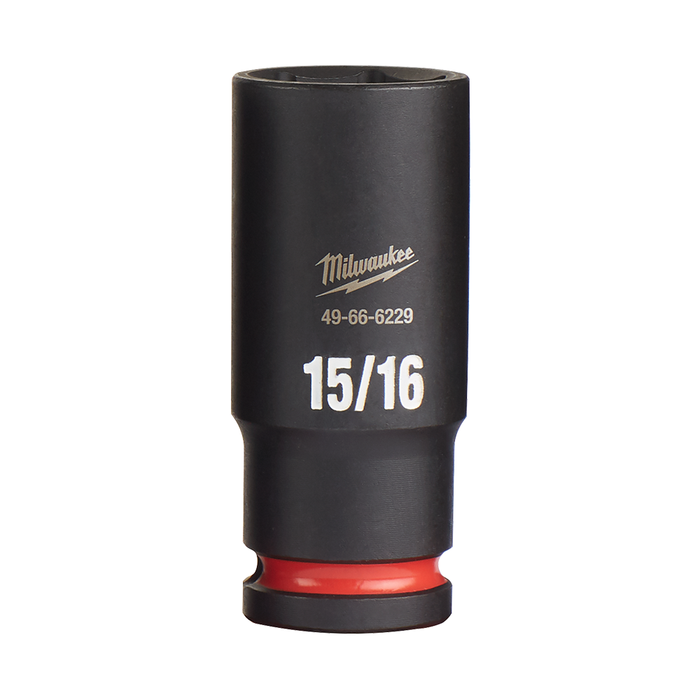 SHOCKWAVE 1/2'' Drive 15/16'' Deep 6 Point Impact Socket 47500998 49666229