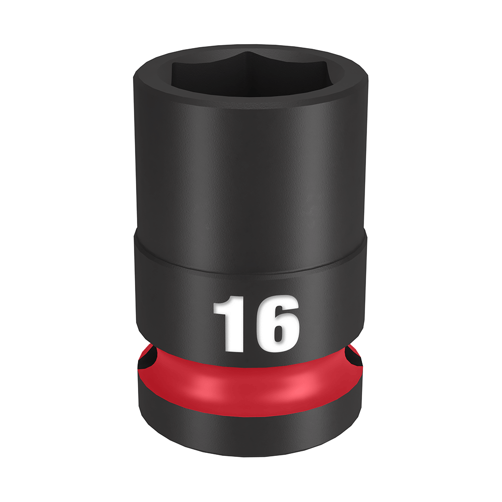 SHOCKWAVE 1/2'' Drive 16mm Standard 6 Point Impact Socket 47501003 49666248