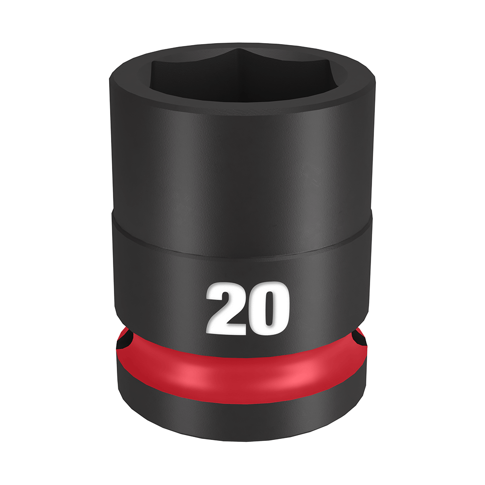 SHOCKWAVE 1/2'' Drive 20mm Standard 6 Point Impact Socket 47501011 49666252