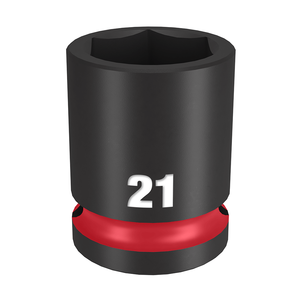 SHOCKWAVE 1/2'' Drive 21mm Standard 6 Point Impact Socket 47501014 49666253