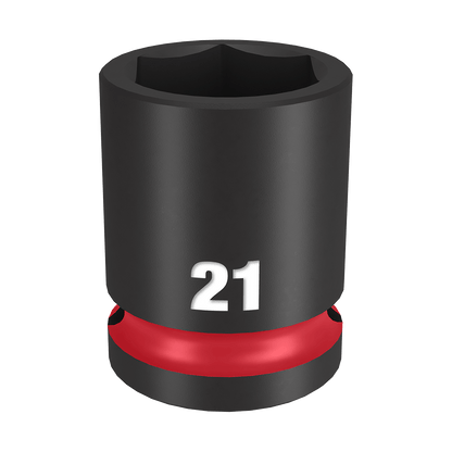 SHOCKWAVE 1/2'' Drive 21mm Standard 6 Point Impact Socket 47501014 49666253