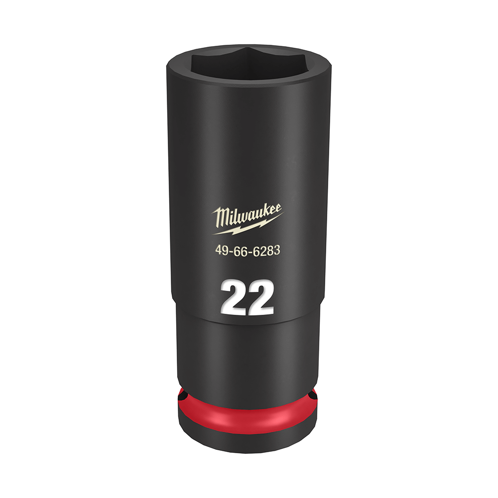 SHOCKWAVE 1/2'' Drive 22mm Deep 6 Point Impact Socket 47501015 49666283