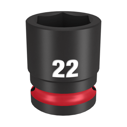 SHOCKWAVE 1/2'' Drive 22mm Standard 6 Point Impact Socket 47501017 49666254