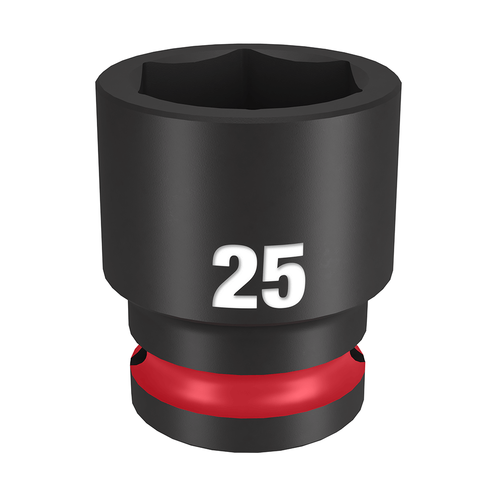SHOCKWAVE 1/2'' Drive 25mm Standard 6 Point Impact Socket 47501022 49666257