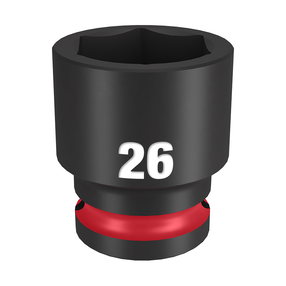 SHOCKWAVE 1/2'' Drive 26mm Standard 6 Point Impact Socket 47501023 49666258