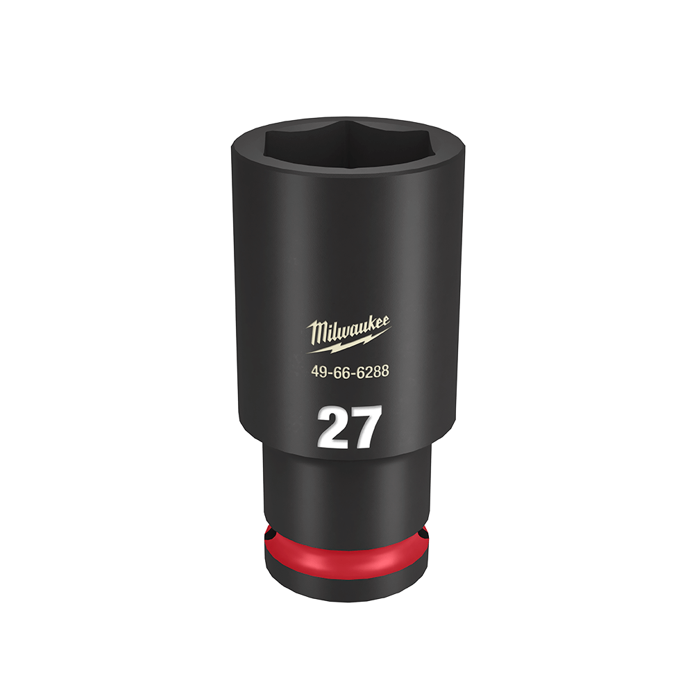 SHOCKWAVE 1/2'' Drive 27mm Deep 6 Point Impact Socket 47501024 49666288