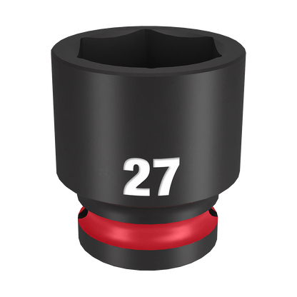 SHOCKWAVE 1/2'' Drive 27mm Standard 6 Point Impact Socket 47501025 49666259