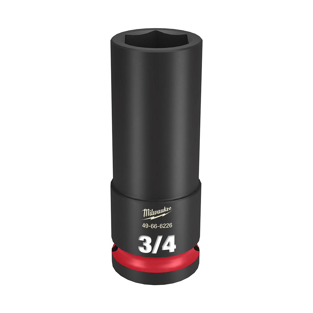 SHOCKWAVE 1/2'' Drive 3/4'' Deep 6 Point Impact Socket 47501030 49666226